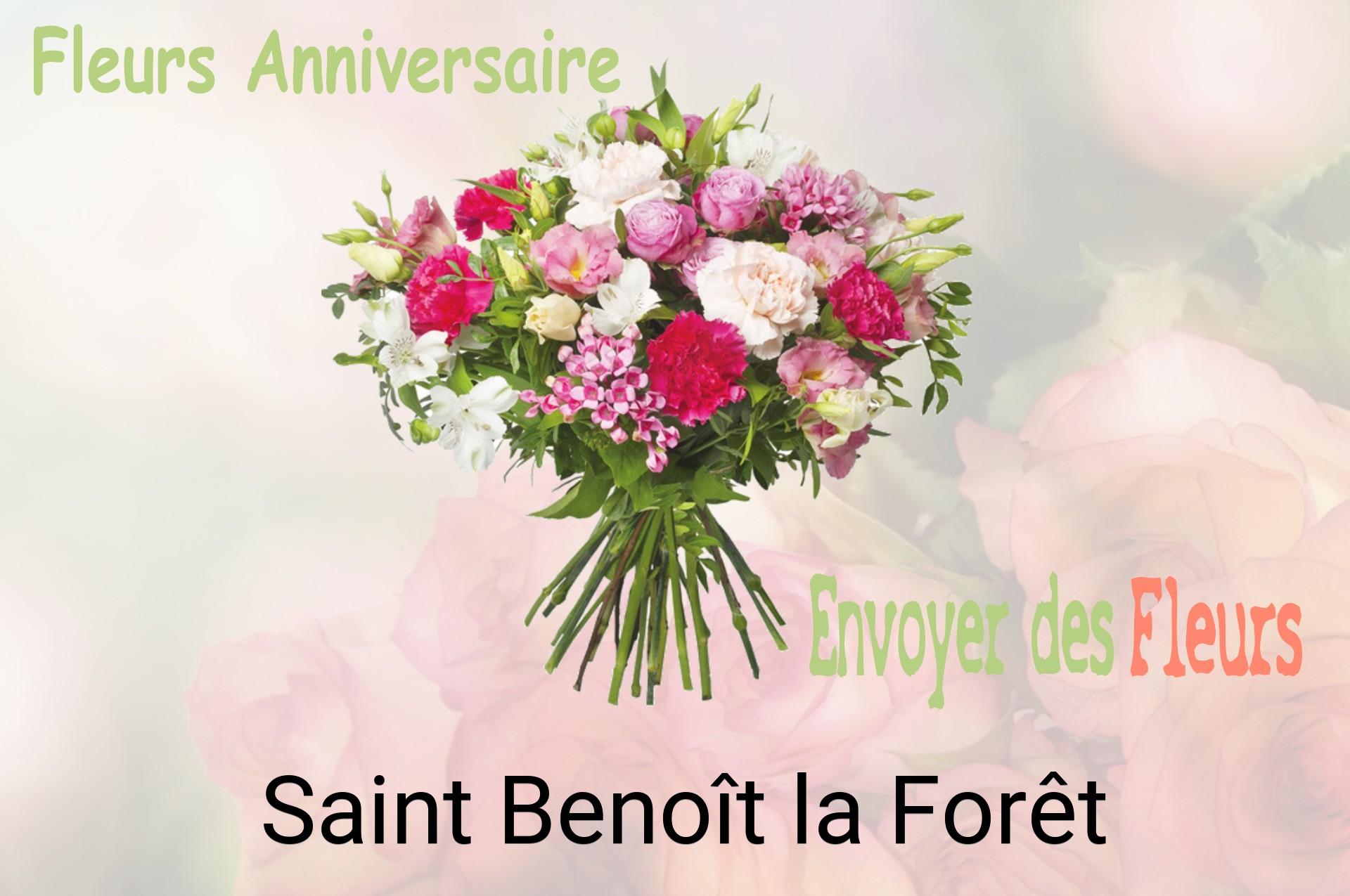 Bouquet de fleurs d’anniversaire livré à Saint-Benoît-la-Forêt