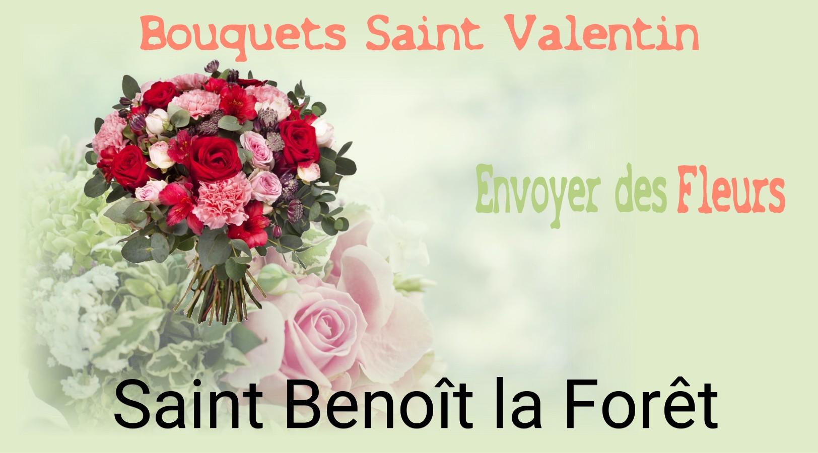 Roses de Saint-Valentin livrées à Saint-Benoît-la-Forêt
